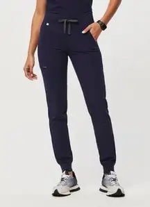 FIGS   Zamora Jogger Scrub Pants Nurse Medical Stretch XXS petite navy