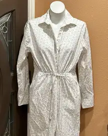 & Other Stories white patterned button up wrap dress