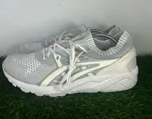 ASICS GEL-Kayano Trainer Knit H705N White Gray Men’s Size 12 Running Shoes