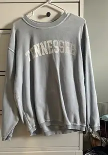 Light blue oversized crewneck