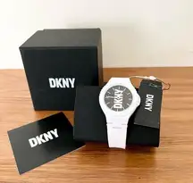 DKNY women wristwatch white new in box