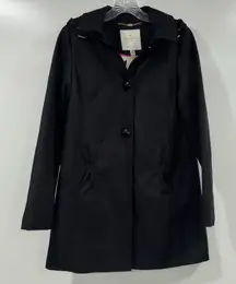Kate Spade New York hooded A-line jacket with bow details