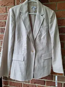 New_Realities 100% Linen Blazer