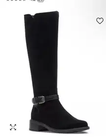 Clarks Clark’s Black Suede Knee High Boots