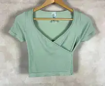 Green Crop Top SMALL/MEDIUM