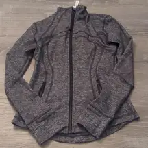 Lululemon  heathered black (first release) define jacket size 4