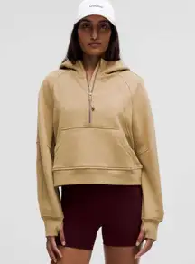 Lululemon Scuba Oversized Half-Zip Hoodie - Filbert Tan XS/S
