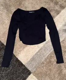 Abercrombie Crop Top Long Sleeve