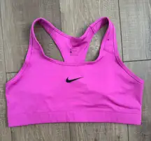 pink dri fit racerback sports bra