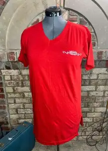 sleep shirt 'leven to seven red