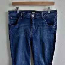 HUDSON JEANS | Straight Cut Jeans Rolled Cuff High Rise | Size 31, 12