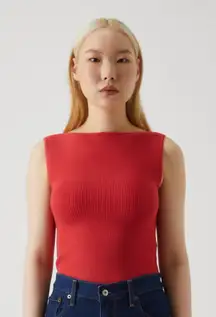 Abercrombie & Fitch Red Tank Top