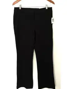 NWT Anne Klein Black Stretchy Trousers Dressy Dress Pants Sz 6