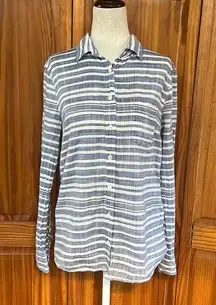 J.Crew  Boy Fit Striped Button Down Shirt