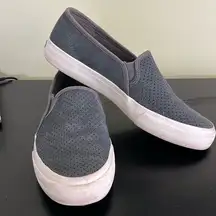 Keds Gray Blue Ortholite Double Decker Suede Sneaker