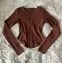 Alo Yoga workout zip-up jacket