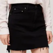 by Aritzia Tanit denim skirt black. Size 4