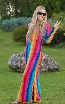 ALEXIS - SOLEI DRESS - RIO Size Large Rainbow