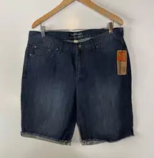 Ruff Hewn NWT Denim Bermuda Shorts Size 14