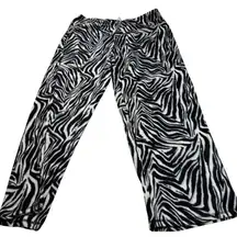 Hue Zebra Print Pajama Pants Loungewear Womens XL Extra Large‎ Comfy Sleepwear