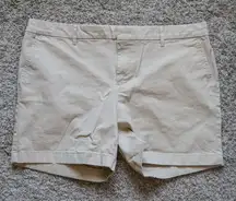 Tommy Hilfiger Women's Th Flex 5 Inch Khaki Hollywood Shorts Sz‎ 14 Chino