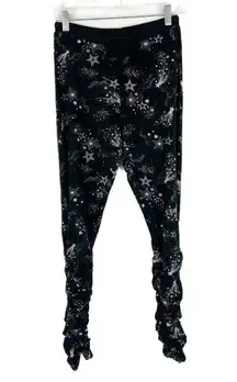 Chaser NWT  Star Print Shirred Bliss Knit Jogger Sweatpants Size Small S NEW