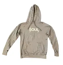 Soul By  Distressed Hoodie EUC Size Medium