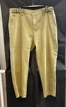 Jessica Simpson Mike Bestie Women's 14W Olive Straight Leg Jeans**READ**