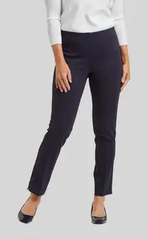 Peace Of Cloth‎ Annie Pull On Pant Paramount Knit Navy Size Large Casual Stretch