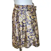 Reversible Floral & Paisley Wrap Skirt‎ - Boho Chic Summer Fashion