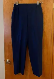 Sears Laura Scott Pants Navy Blue Vintage Career NWT Size 18 Coastal Grandma