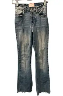 REVICE Venus Flare Jeans Star Butt Stretch Denim Blue Size 25 Casual