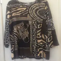 FINAL MARKDOWN Ladies’ Bon Worth Safari-look Tee (medium)