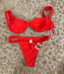 Strawberry Milk Mob Bikini Set Large