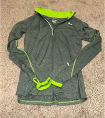 Nike Running Long Dri-Fit Sleeve Quarter-Zip Pullover