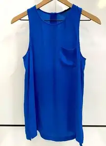 J.Crew  Royal Blue Tank Top Size 0