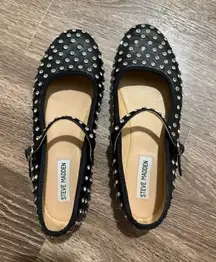 Steve Madden studded gem flats  