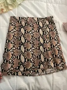 Snakeskin Skirt