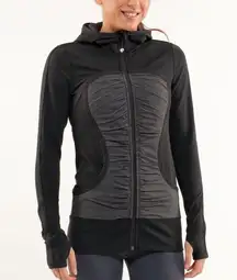 Lululemon Pure Balance Zip Up Hooded Jacket Size 4