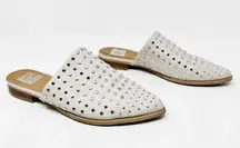 [DV Dolce Vita] Ismenia Cream Studded Pointed Toe Slip On Mules Flats Size 8.5