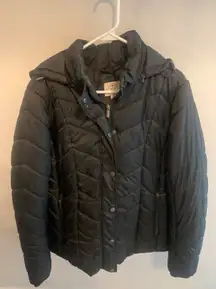 Long Black Puffer Coat