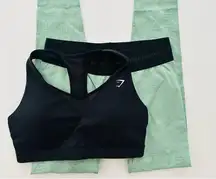 Gymshark L/M Vision Leggings & Crossover Sports Bra Set