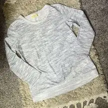 Bobbie brooks comfort envelope heathered gray sweater large