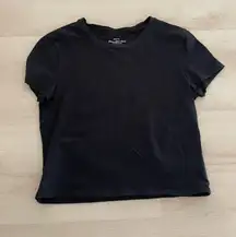 Abercrombie & Fitch Black Baby Tee