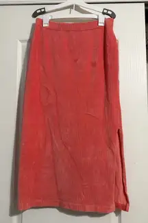 Free People Vibrant Coral Skirt