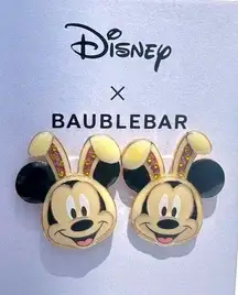 BaubleBar Disney x  Mickey Mouse Easter Bunny Earrings!!!!