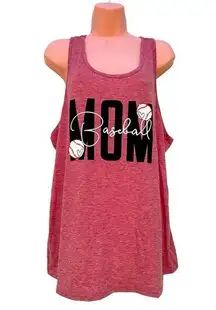 NWT Baseball mom shirt pink XXL