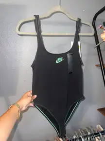 NWT Black & Green  Bodysuit