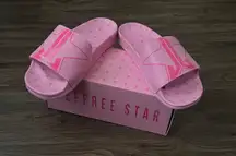 Unisex  Pink Pool Slides