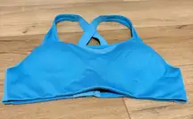 VICTORIAS SECRET PINK Ultimate ACTIVE SEAMLESS LIGHTLY LINED SPORTS BRA‎ blue L